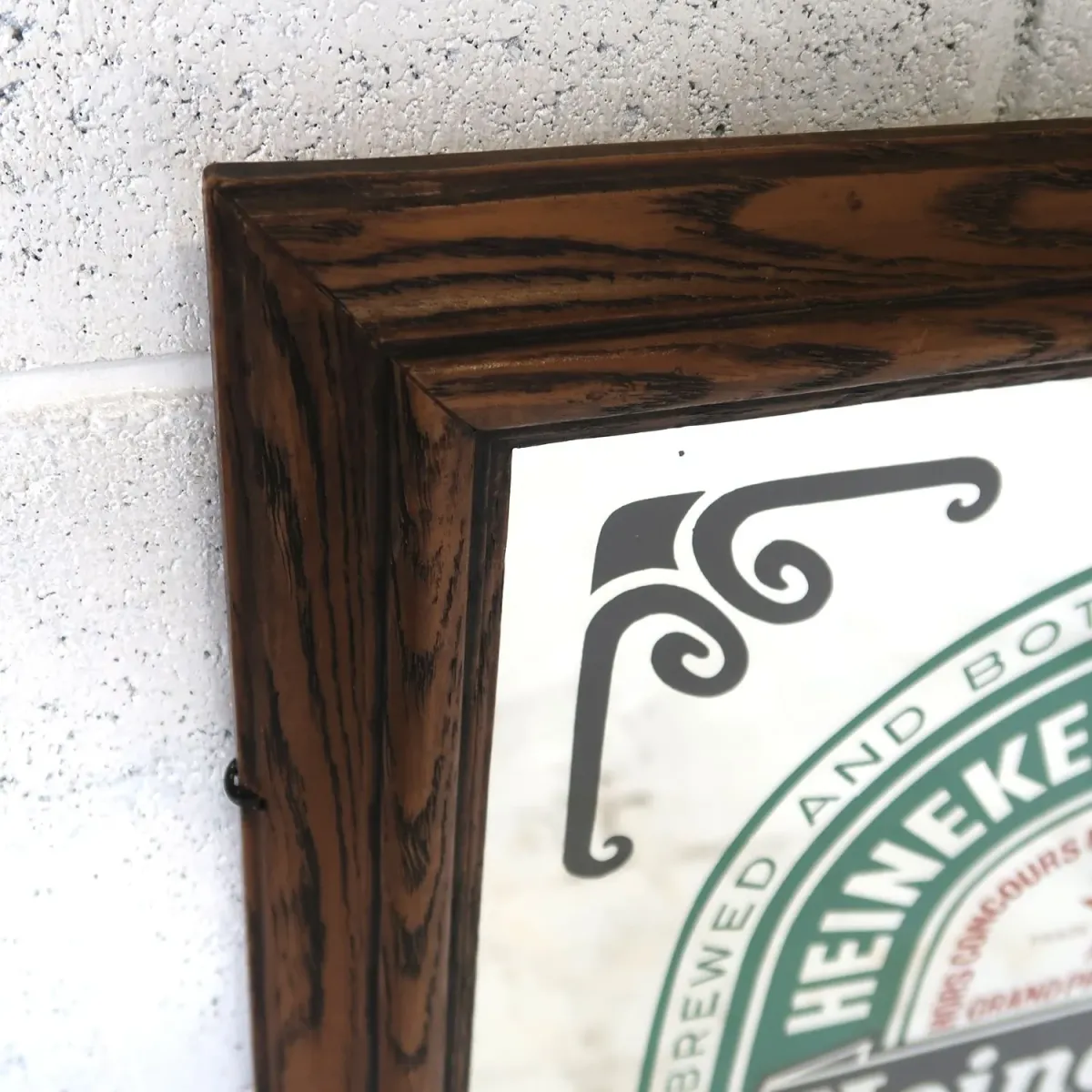 Heineken ビンテージ パブミラー