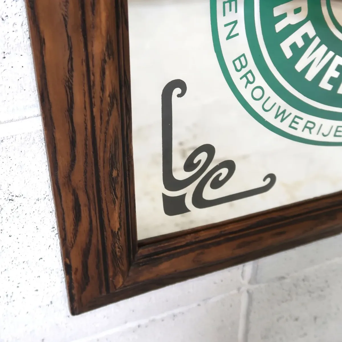 Heineken ビンテージ パブミラー