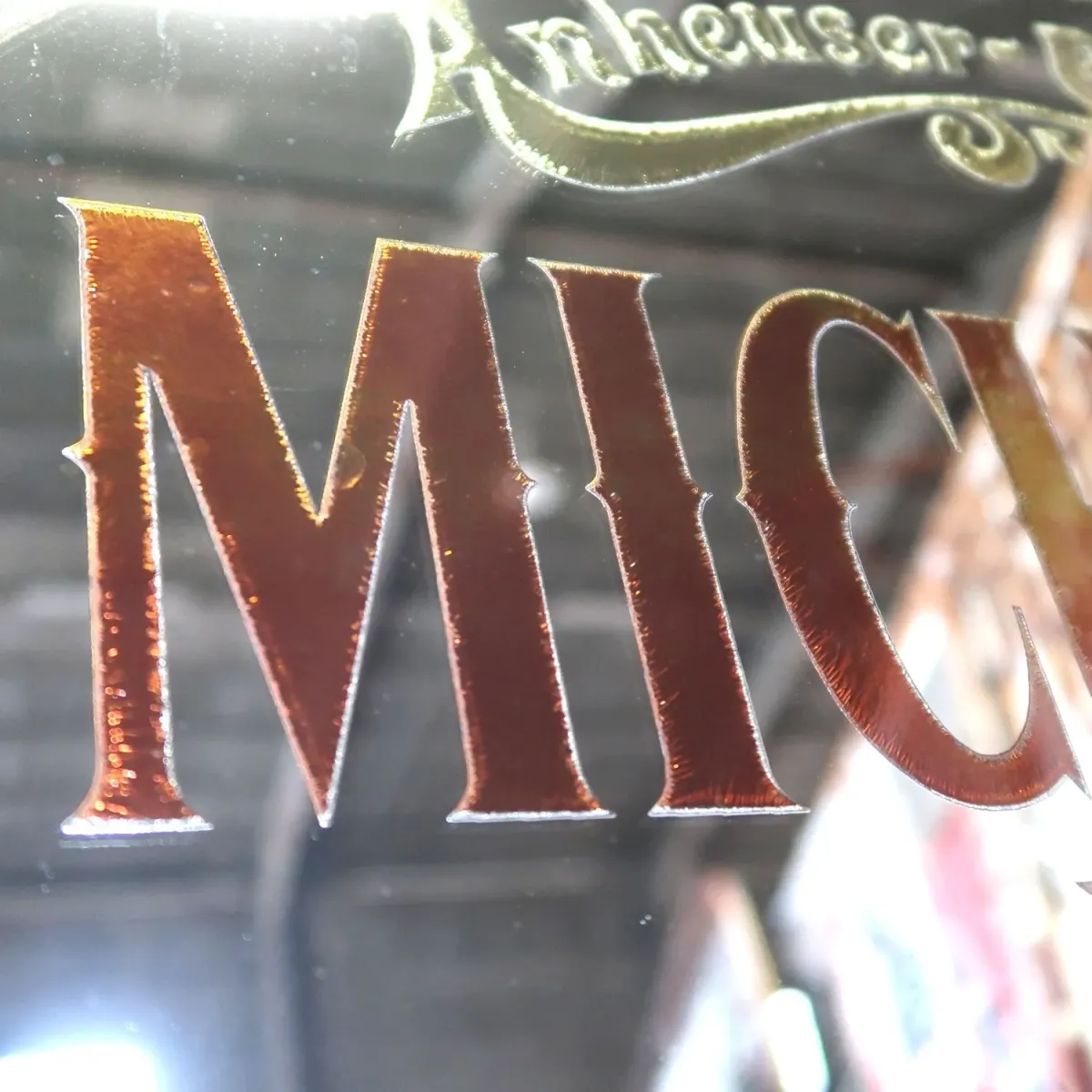 MICHELOB ビンテージ パブミラー