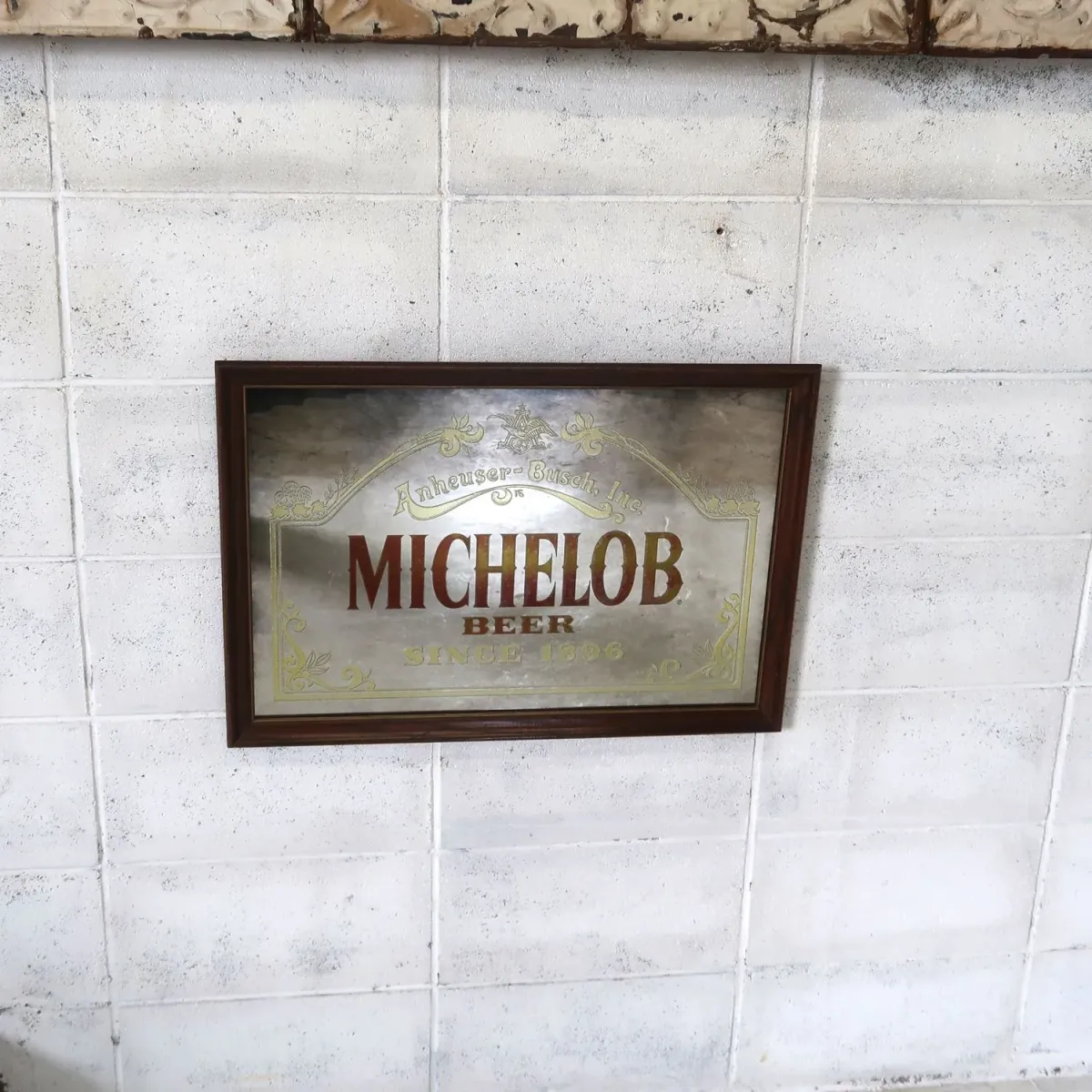 MICHELOB ビンテージ パブミラー