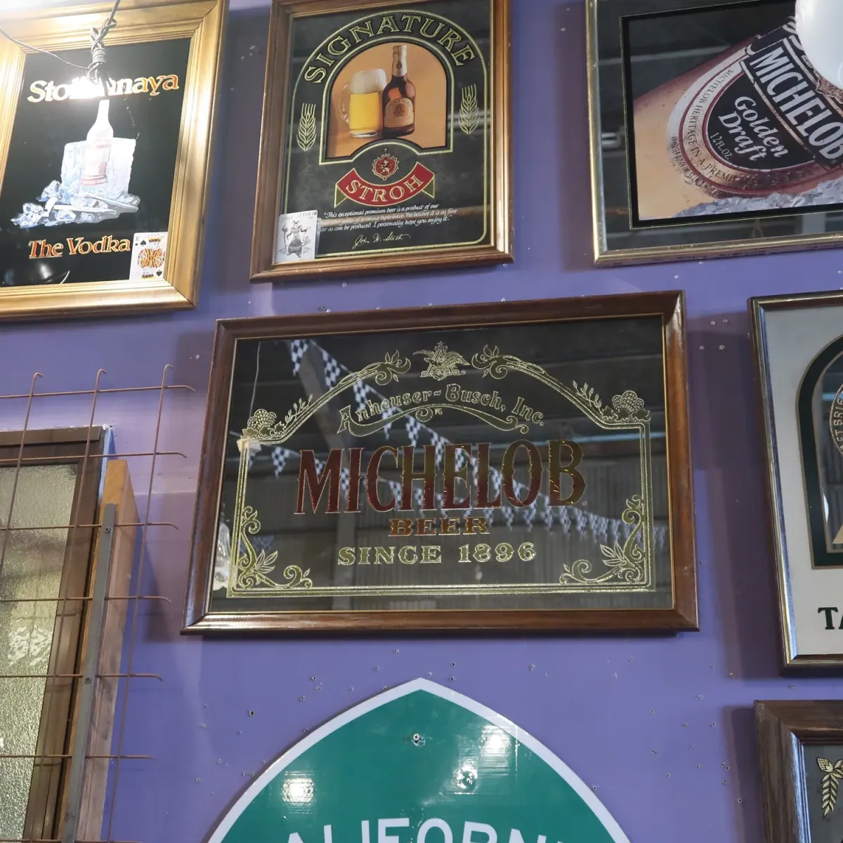 MICHELOB ビンテージ パブミラー
