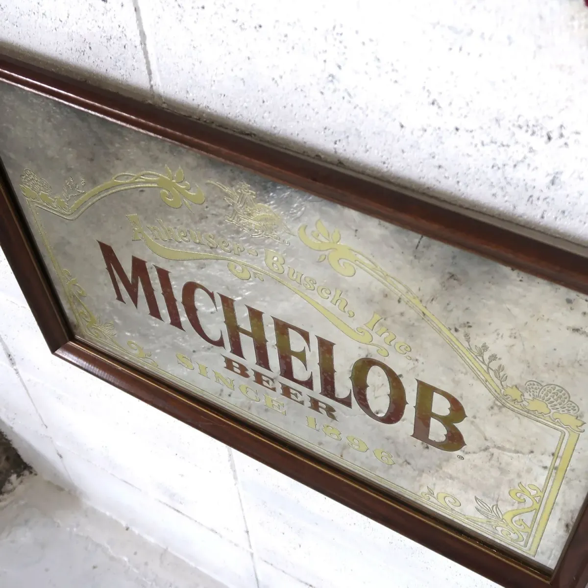 MICHELOB ビンテージ パブミラー