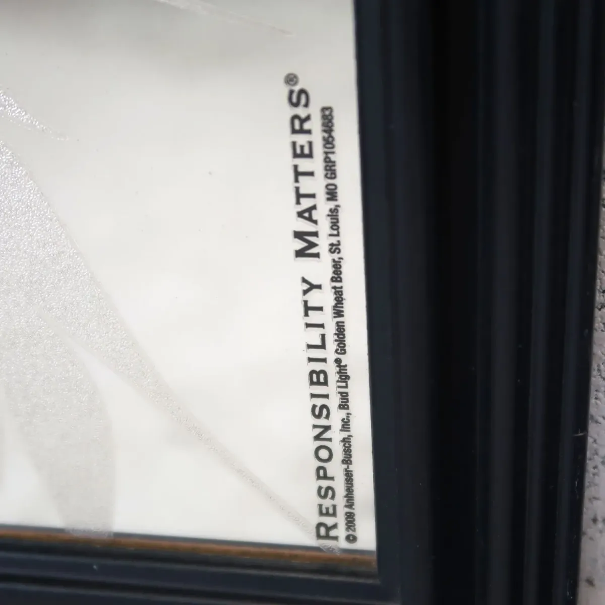 Bud Light Golden WHEAT パブミラー