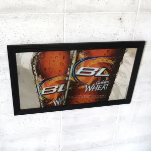 Bud Light Golden WHEAT パブミラー
