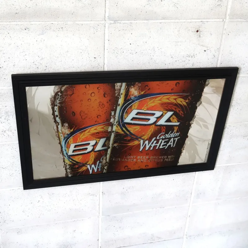 Bud Light Golden WHEAT パブミラー