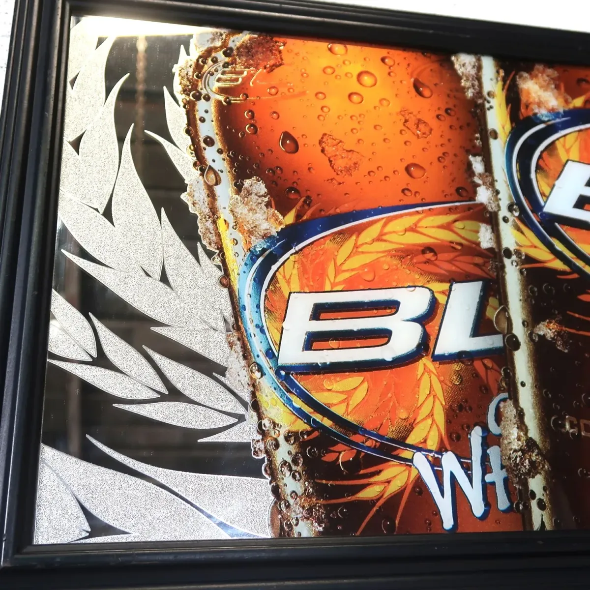 Bud Light Golden WHEAT パブミラー