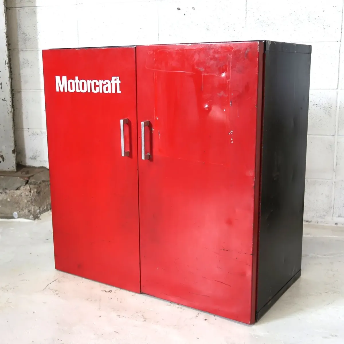 Motorcraft ビンテージ パーツキャビネット