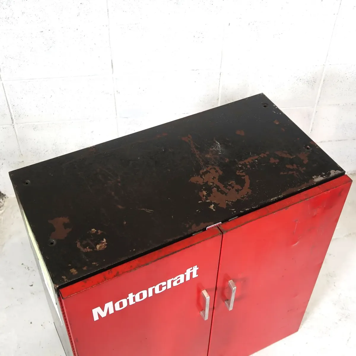 Motorcraft ビンテージ パーツキャビネット