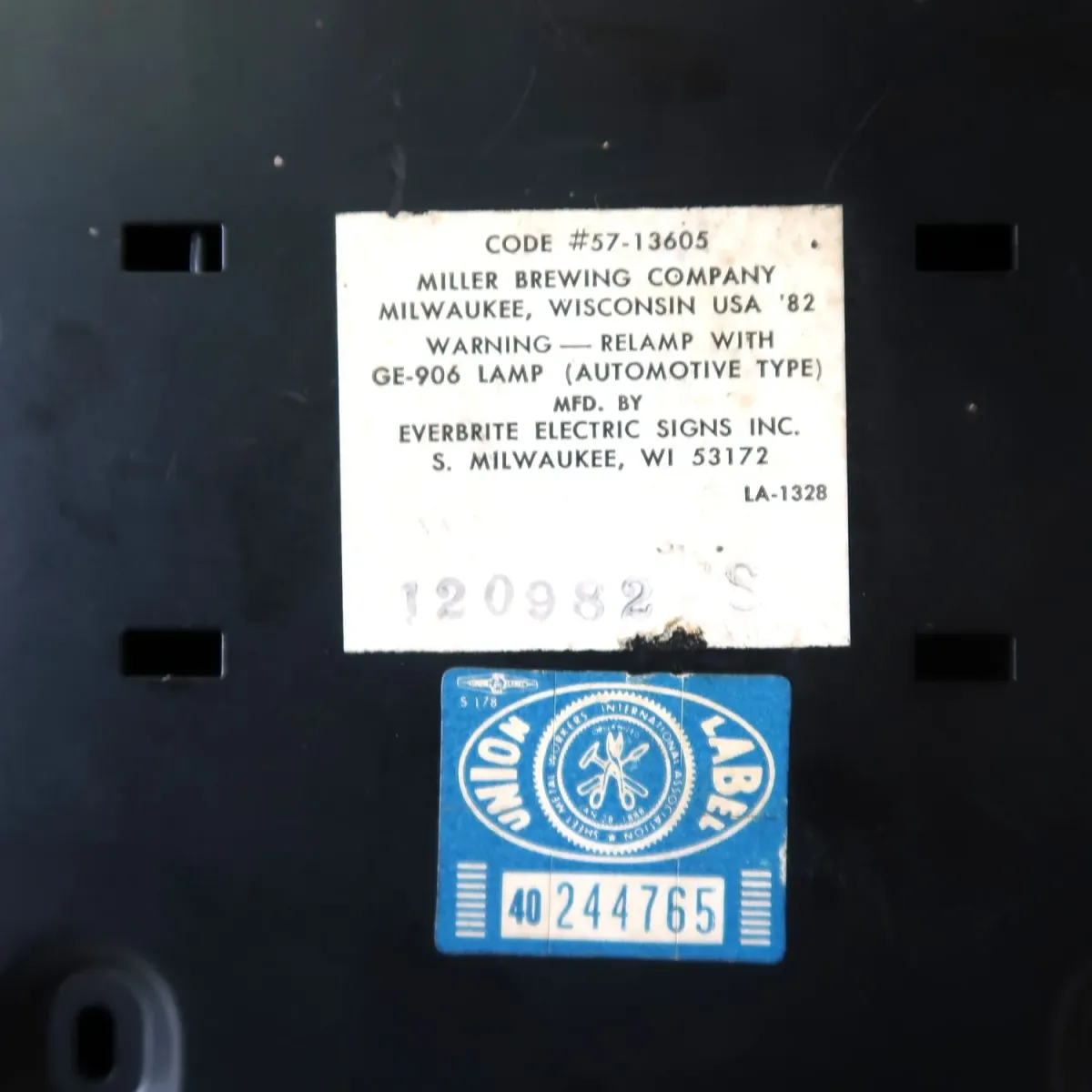 Miller Lite ビンテージ ライトサイン