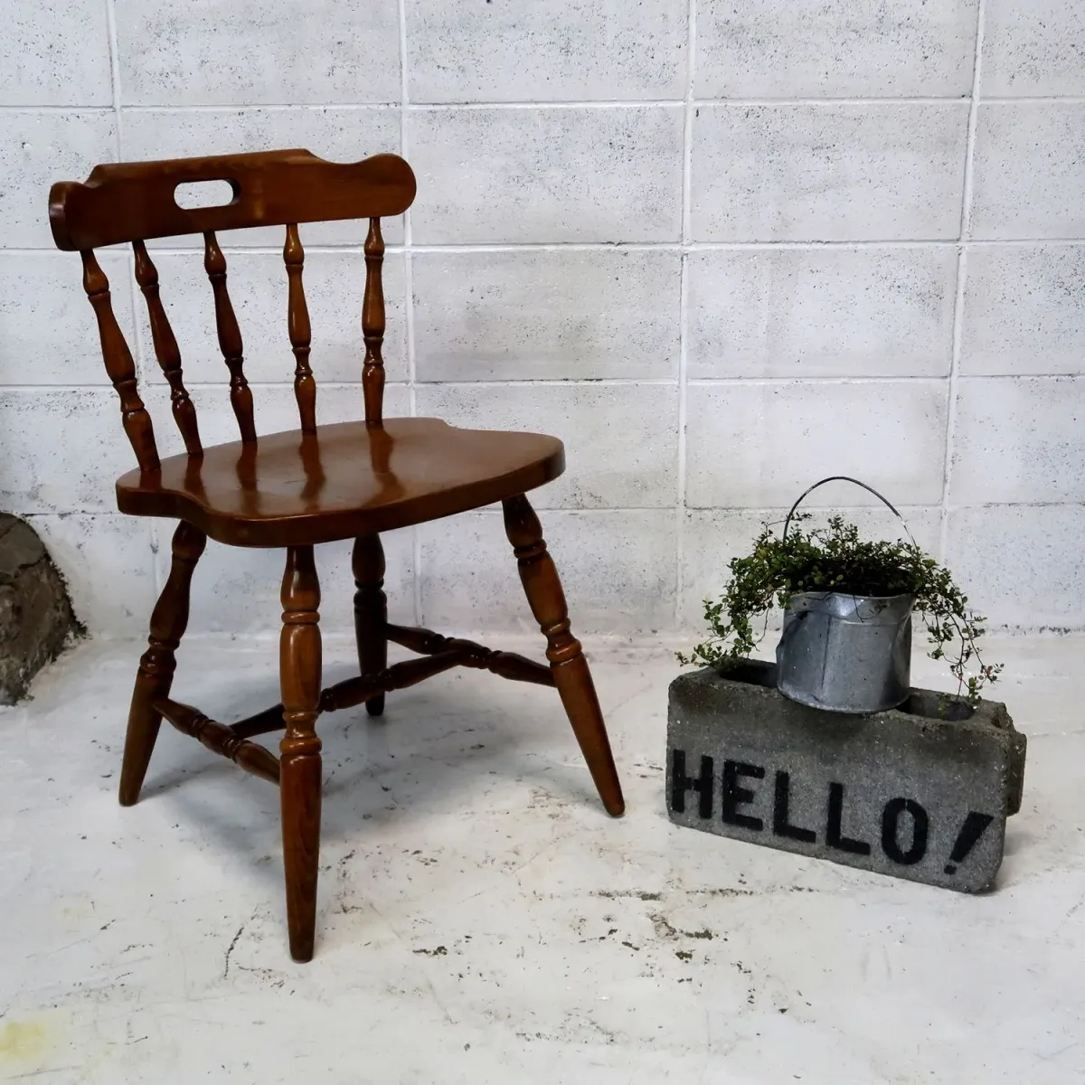 アンティーク ウッドチェア