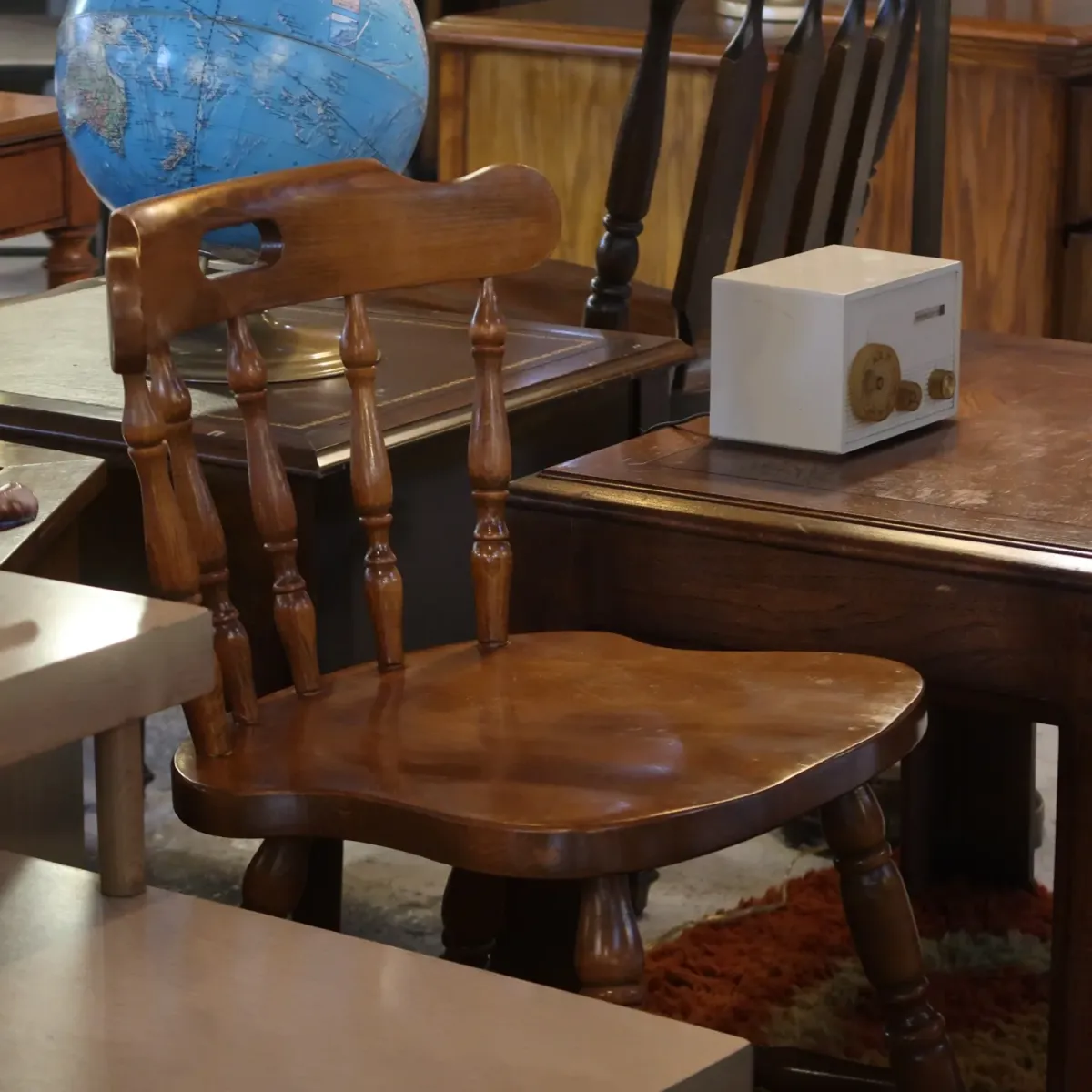 アンティーク ウッドチェア