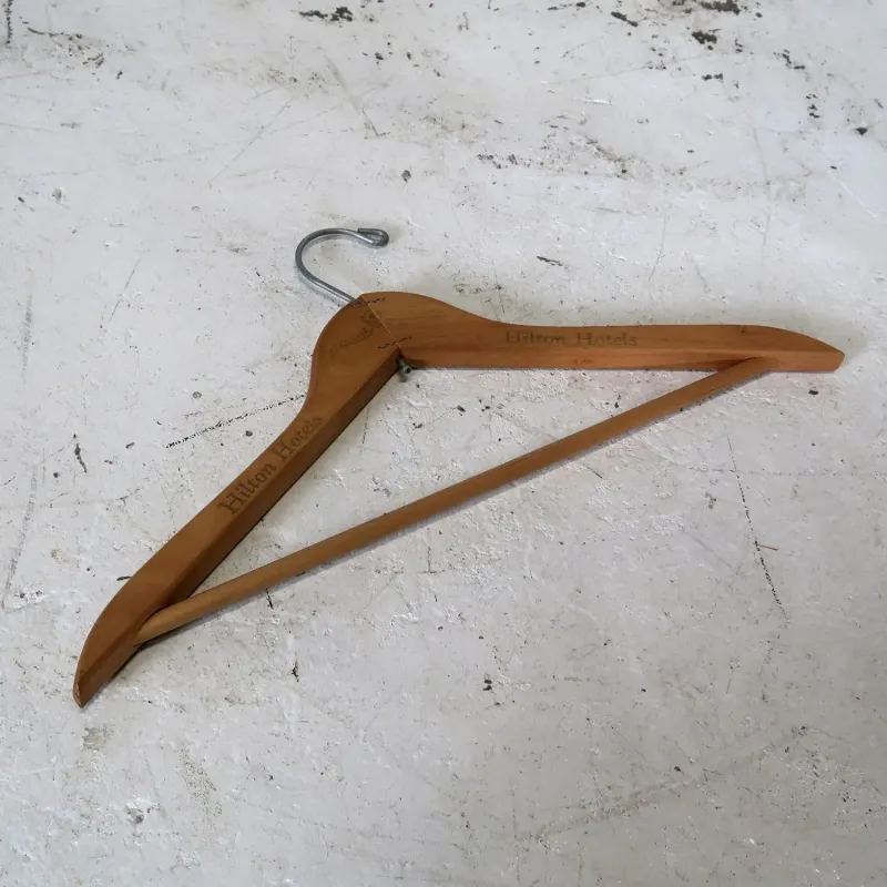 Hilton Hotels ビンテージ ウッドハンガー