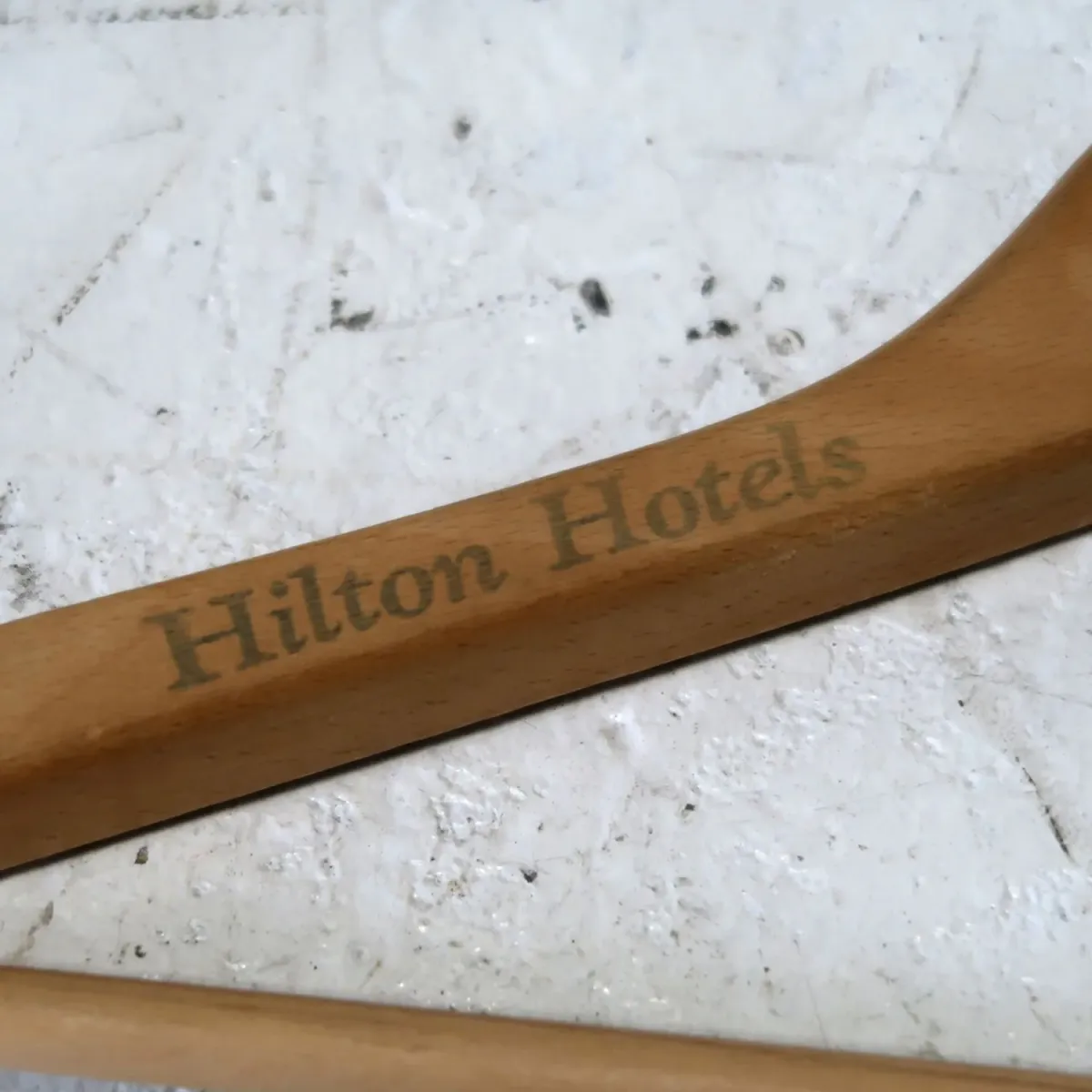 Hilton Hotels ビンテージ ウッドハンガー