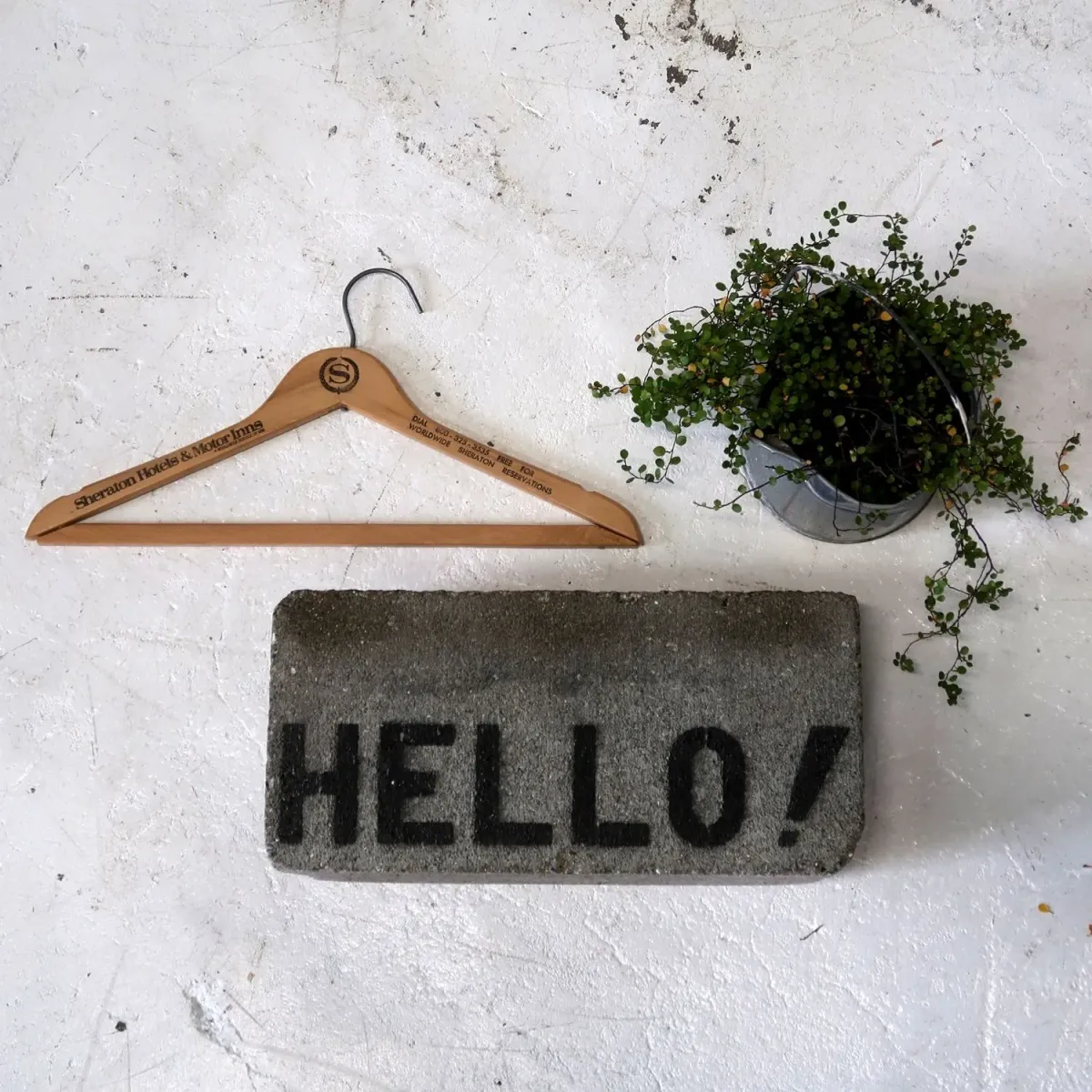 Sheraton Hotels ビンテージ ウッドハンガー