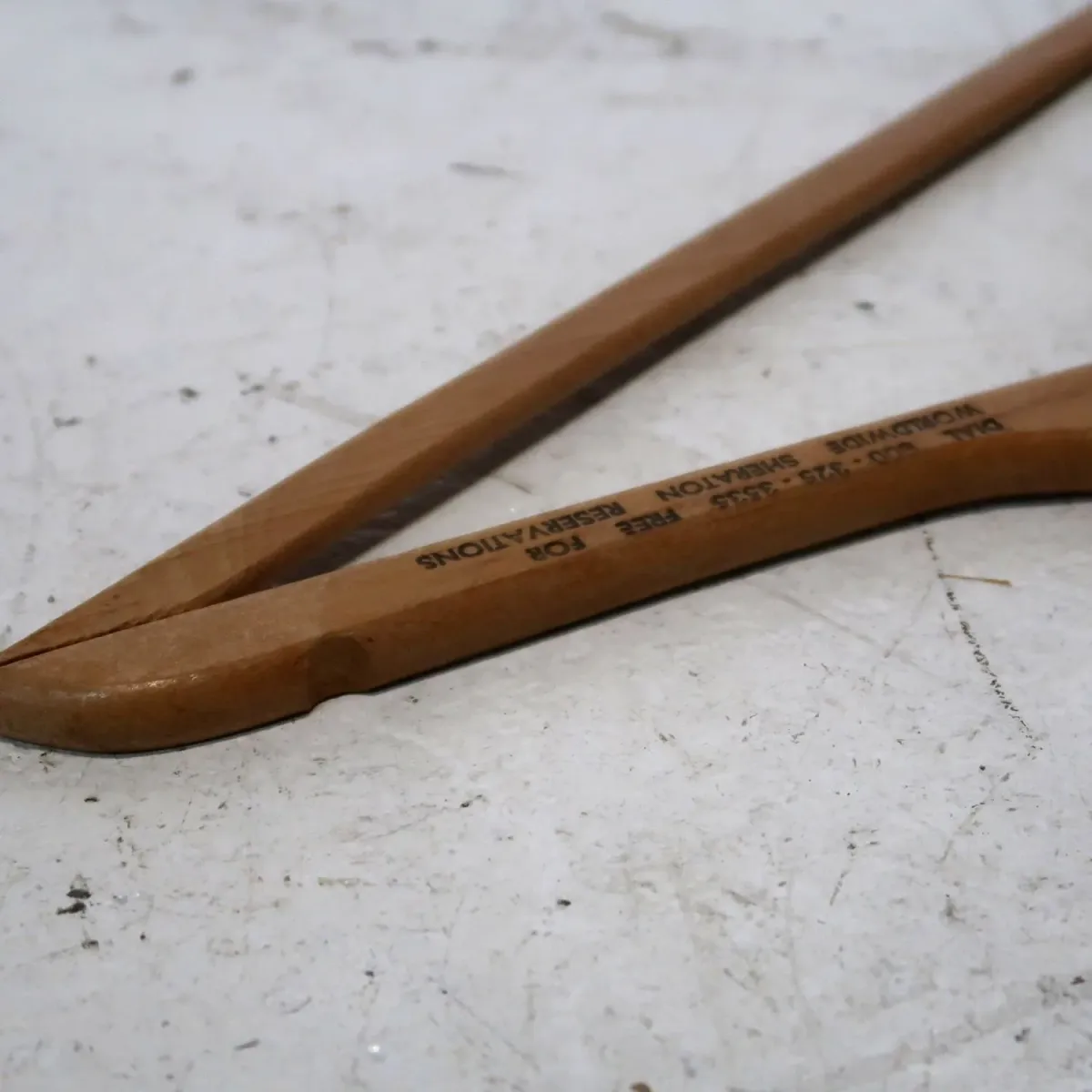 Sheraton Hotels ビンテージ ウッドハンガー