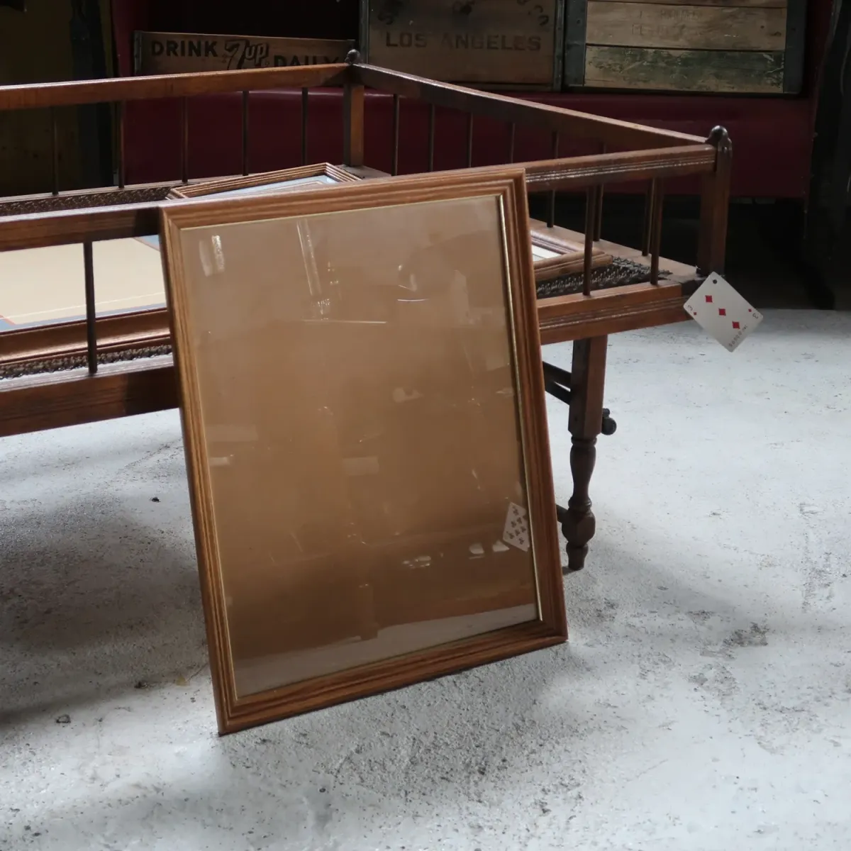 ビンテージ ウッドフレーム 額縁