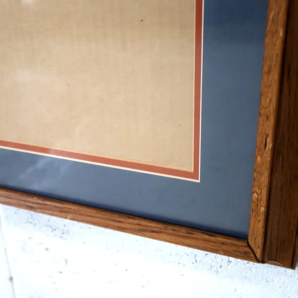 ビンテージ ウッドフレーム 額縁