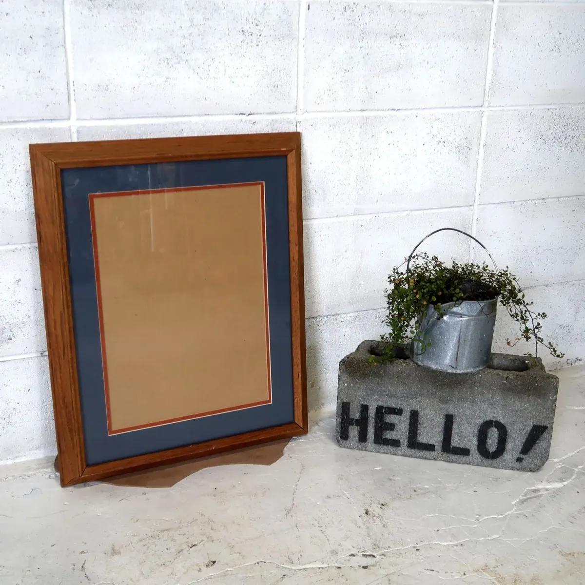 ビンテージ ウッドフレーム 額縁