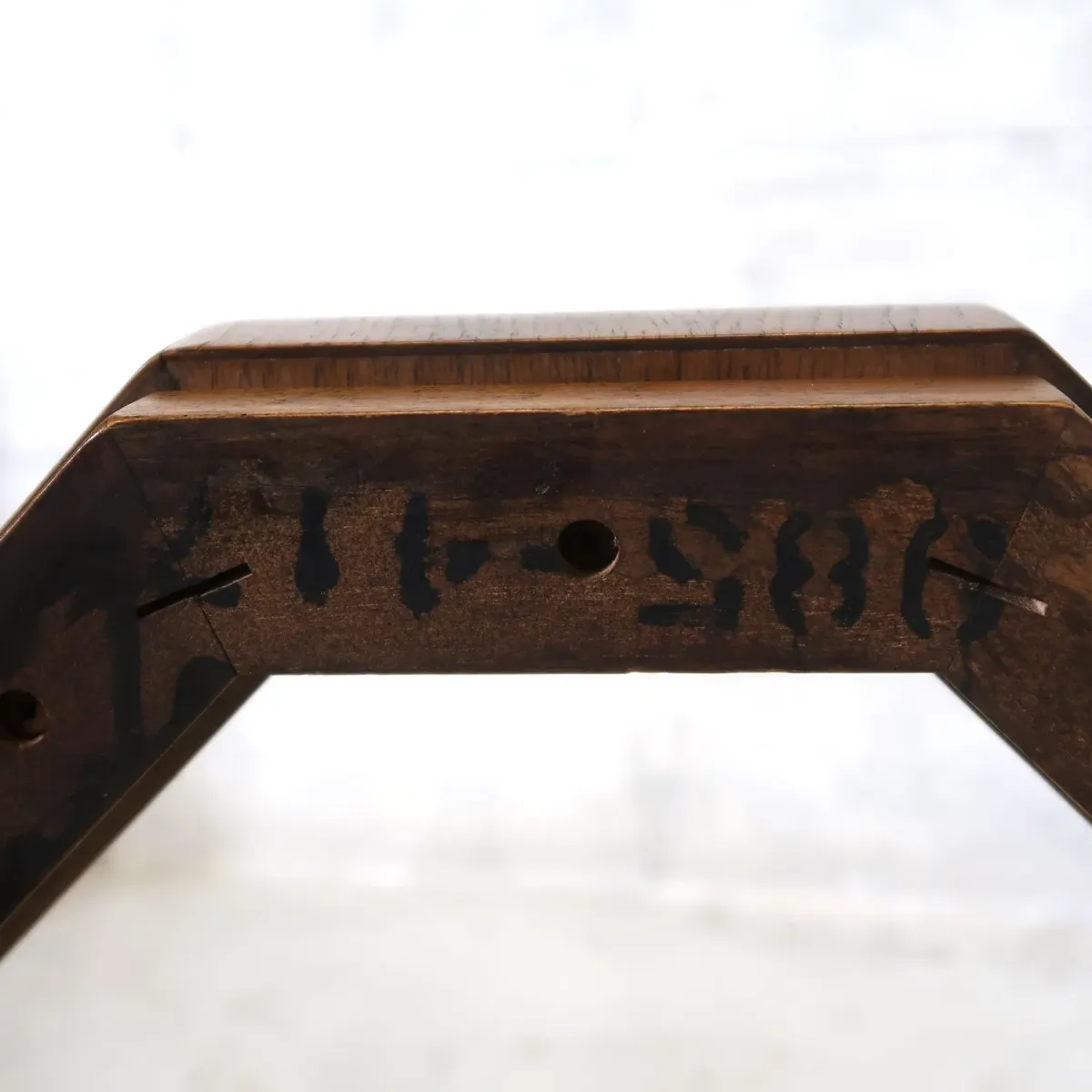 アンティーク ガラストップ サイドテーブル 八角形