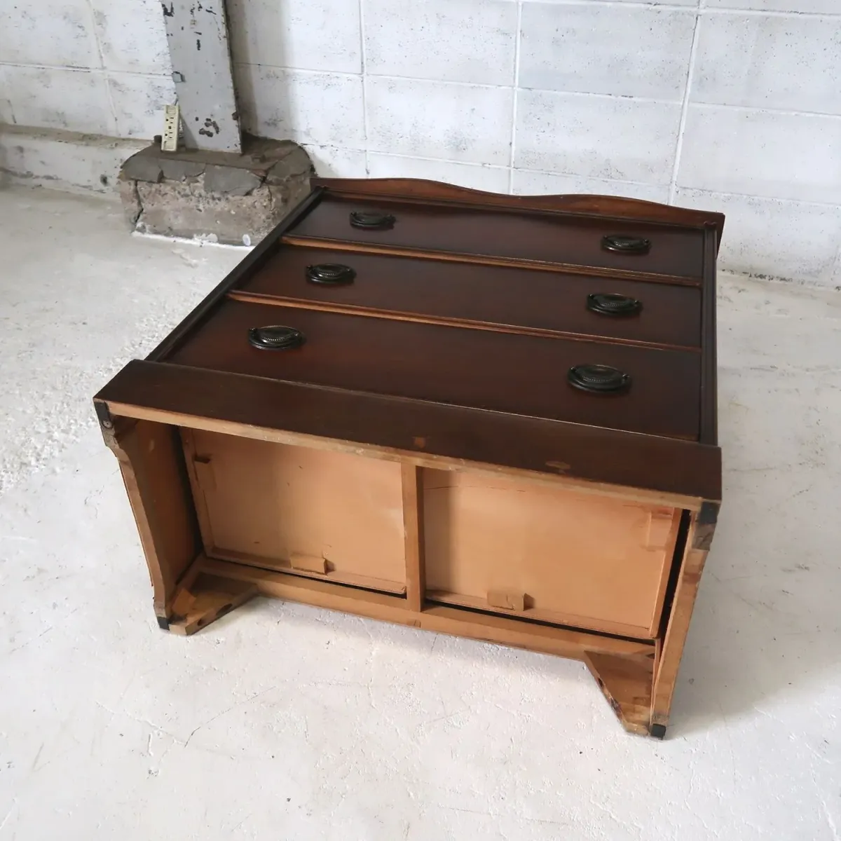 アンティーク ウッドチェスト