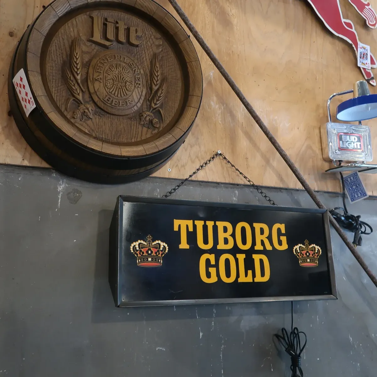 TUBORG GOLD ビンテージ ライトサイン