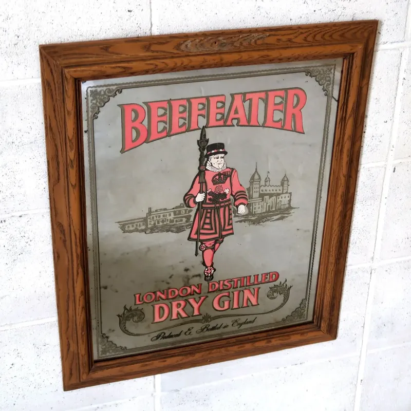 BEEFEATER ビンテージ パブミラー