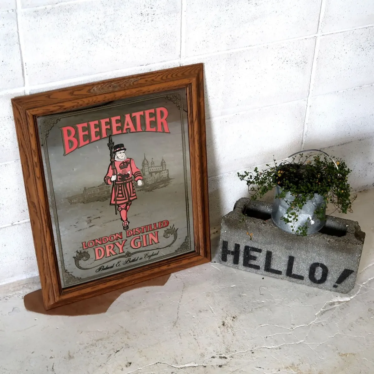 BEEFEATER ビンテージ パブミラー