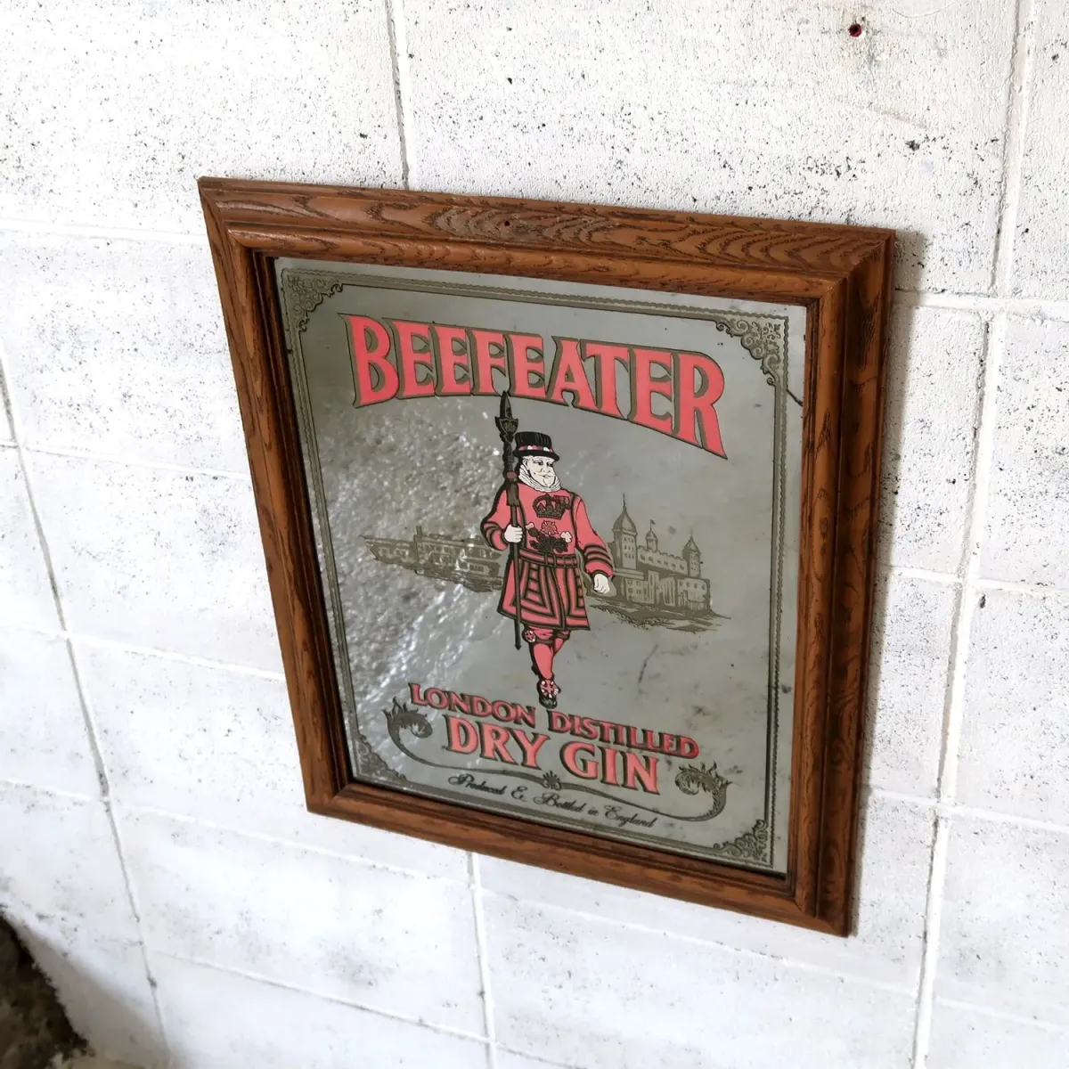 BEEFEATER ビンテージ パブミラー