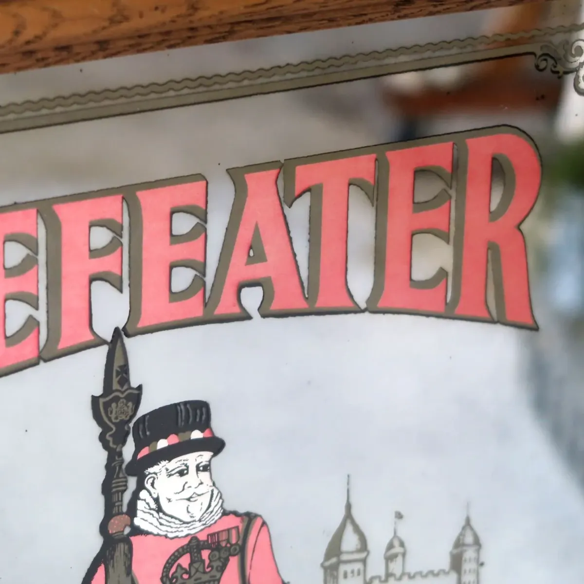 BEEFEATER ビンテージ パブミラー