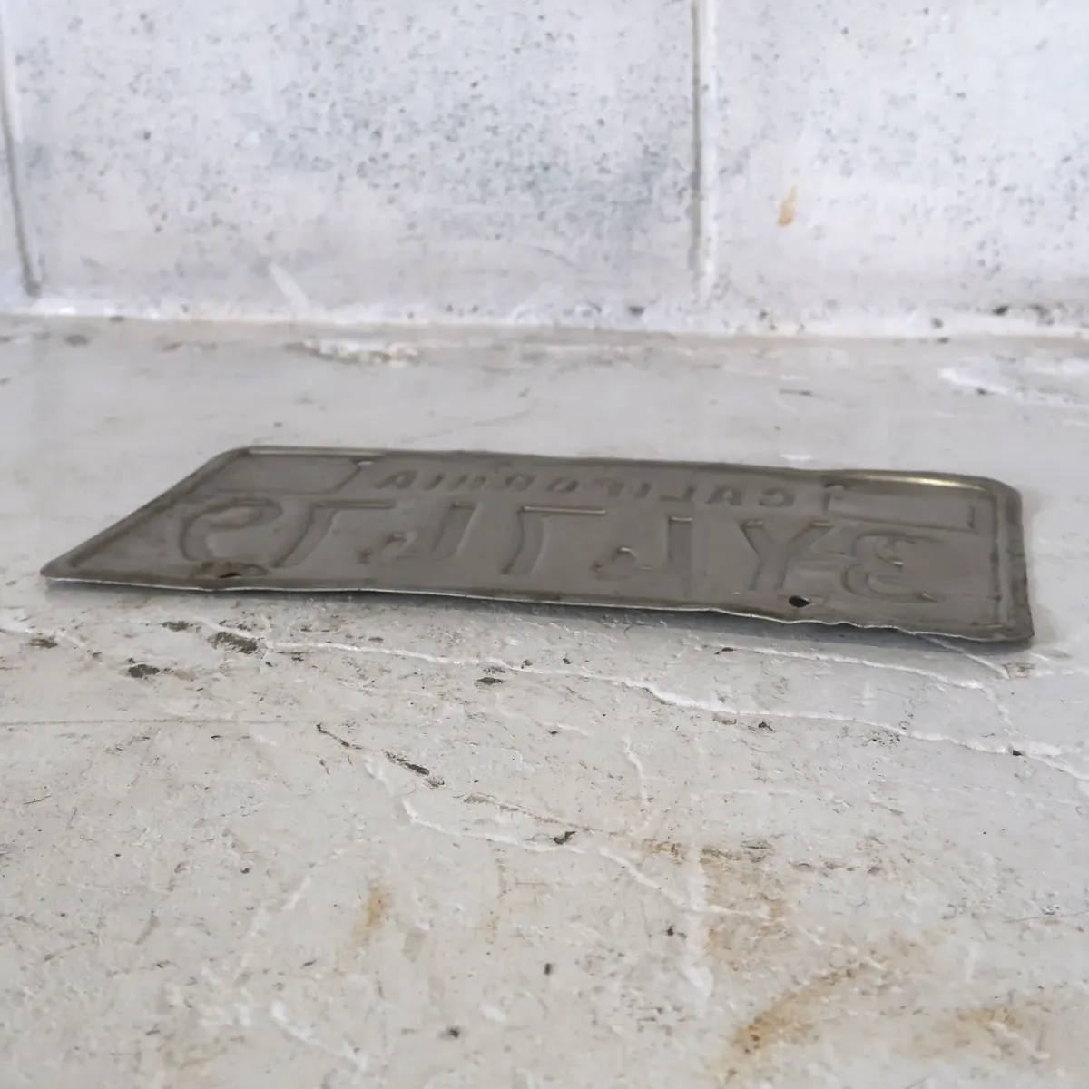 CALIFORNIA USEDナンバープレート