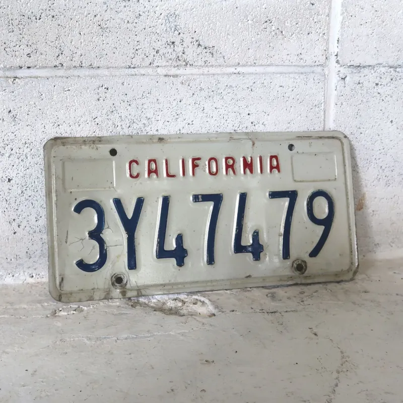 CALIFORNIA USEDナンバープレート