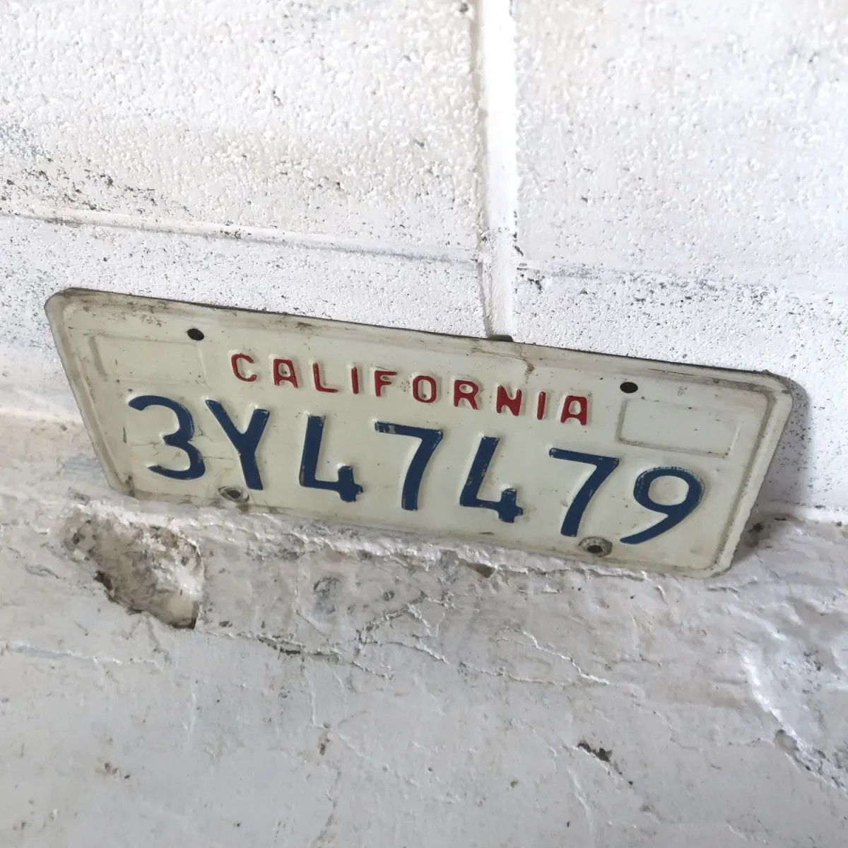 CALIFORNIA USEDナンバープレート