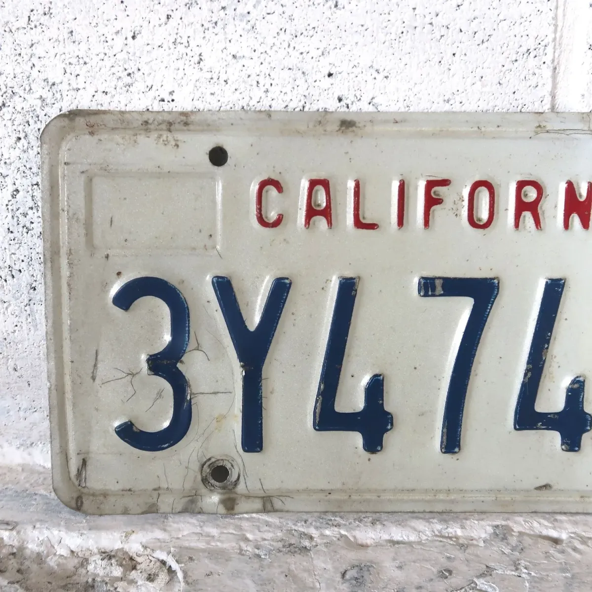 CALIFORNIA USEDナンバープレート