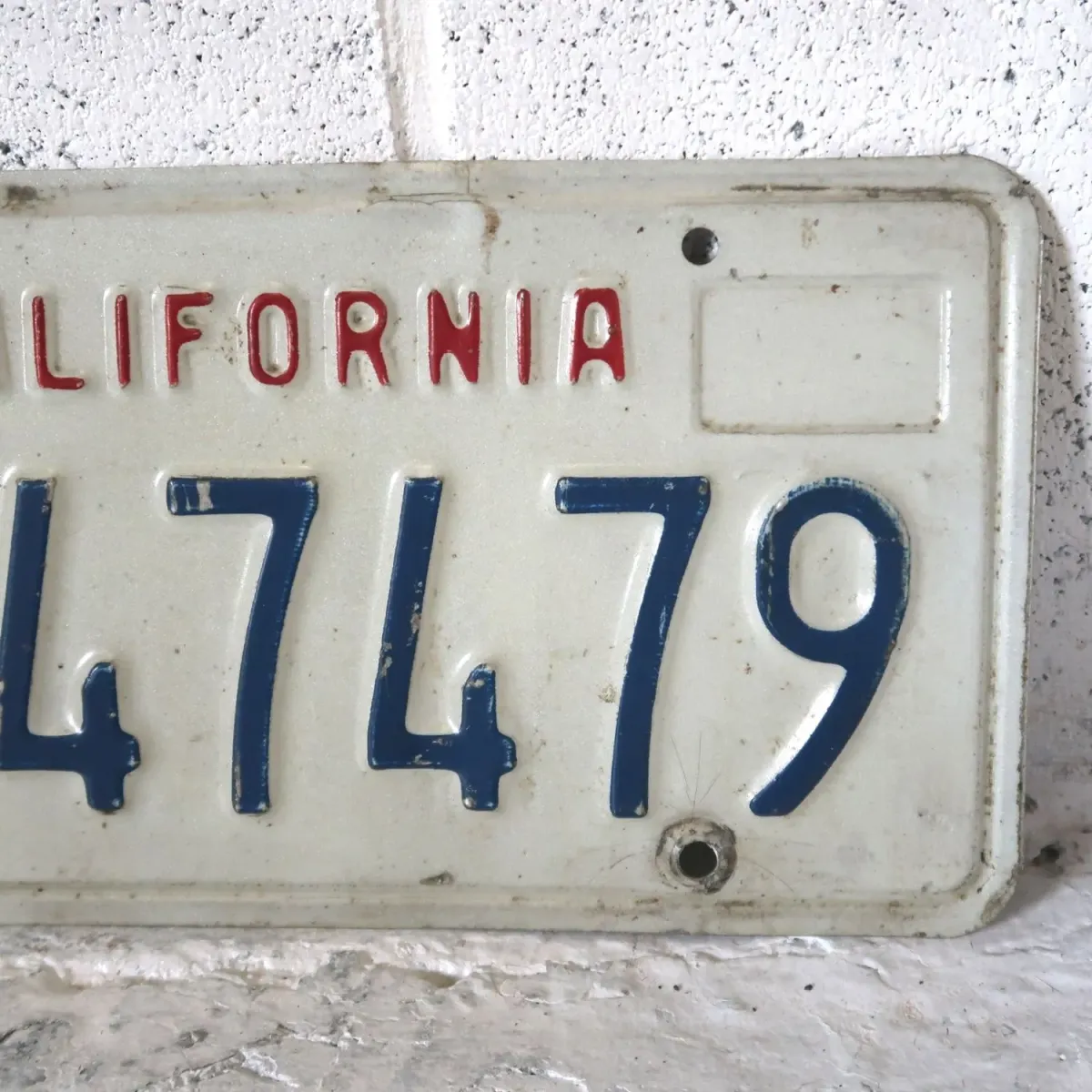 CALIFORNIA USEDナンバープレート