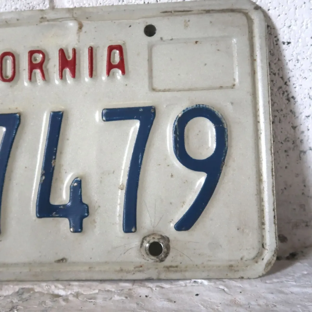 CALIFORNIA USEDナンバープレート