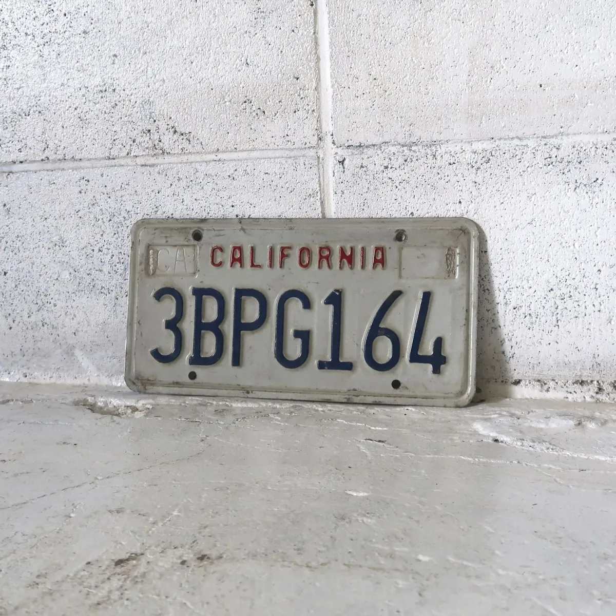 CALIFORNIA USEDナンバープレート