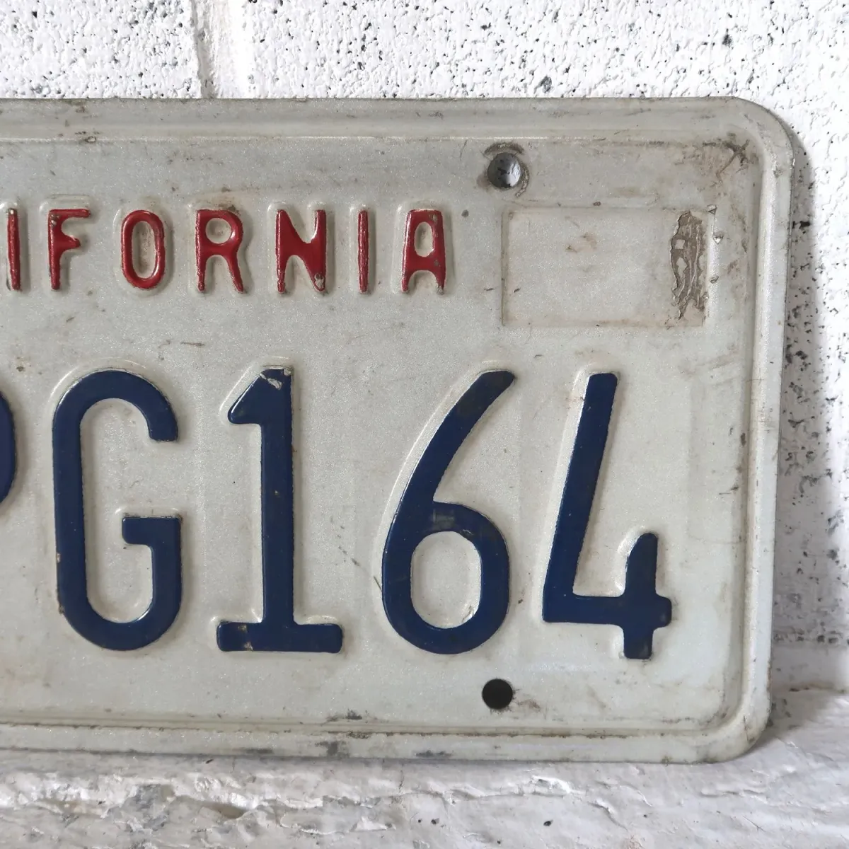 CALIFORNIA USEDナンバープレート