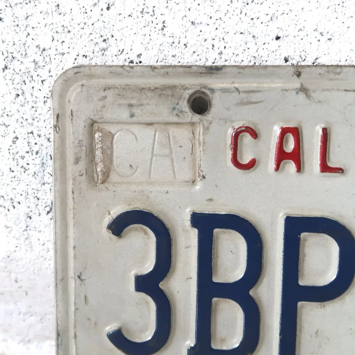 CALIFORNIA USEDナンバープレート