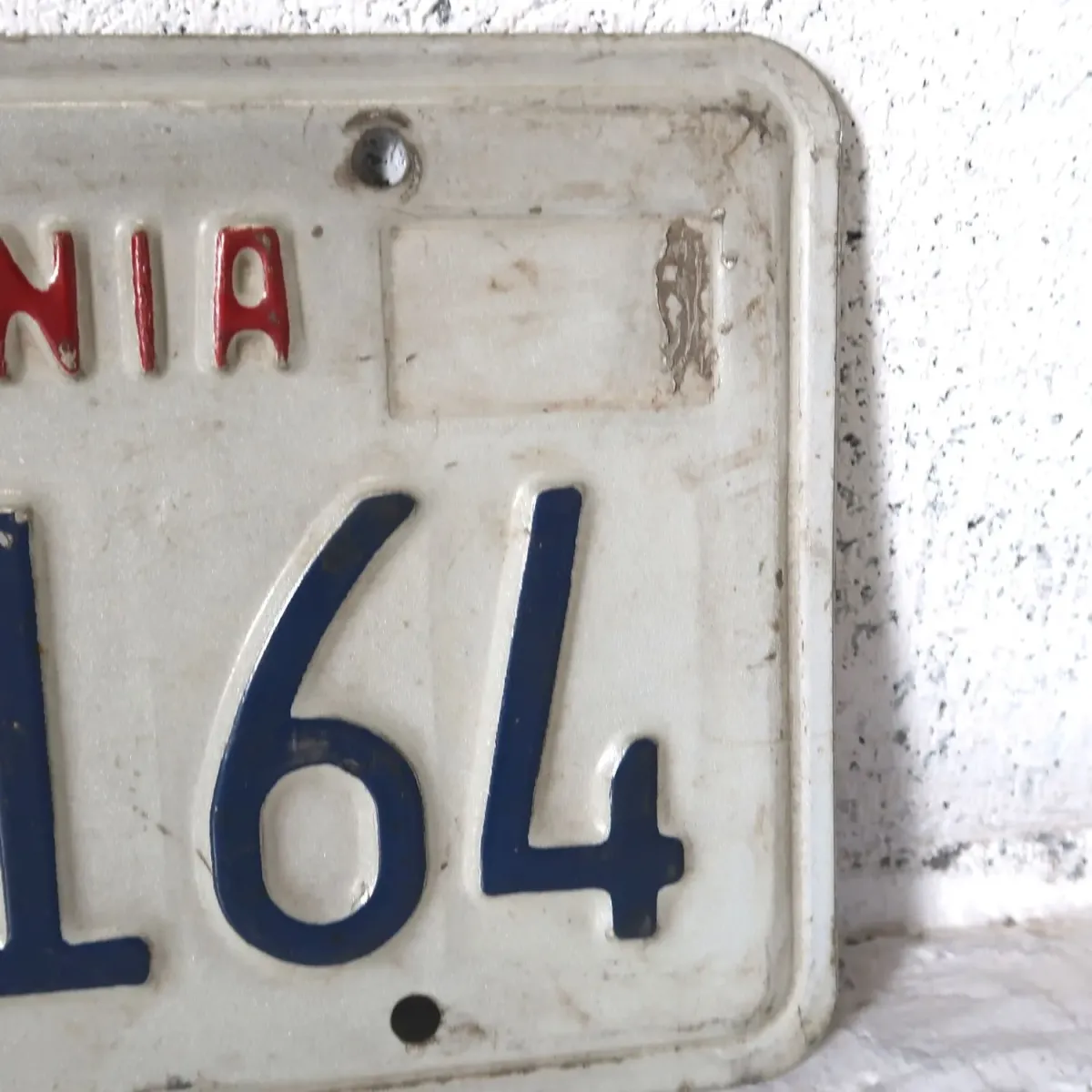 CALIFORNIA USEDナンバープレート