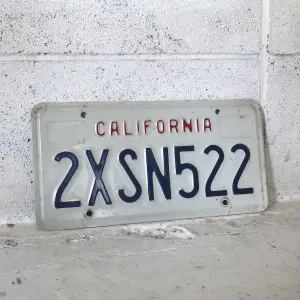 CALIFORNIA USEDナンバープレート