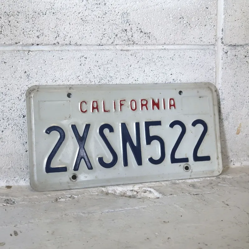 CALIFORNIA USEDナンバープレート