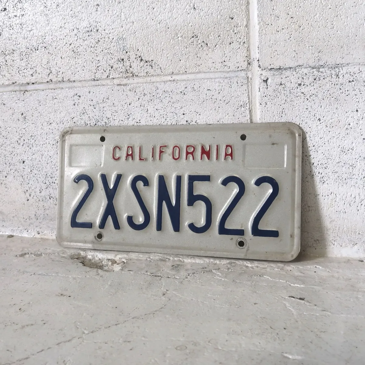 CALIFORNIA USEDナンバープレート