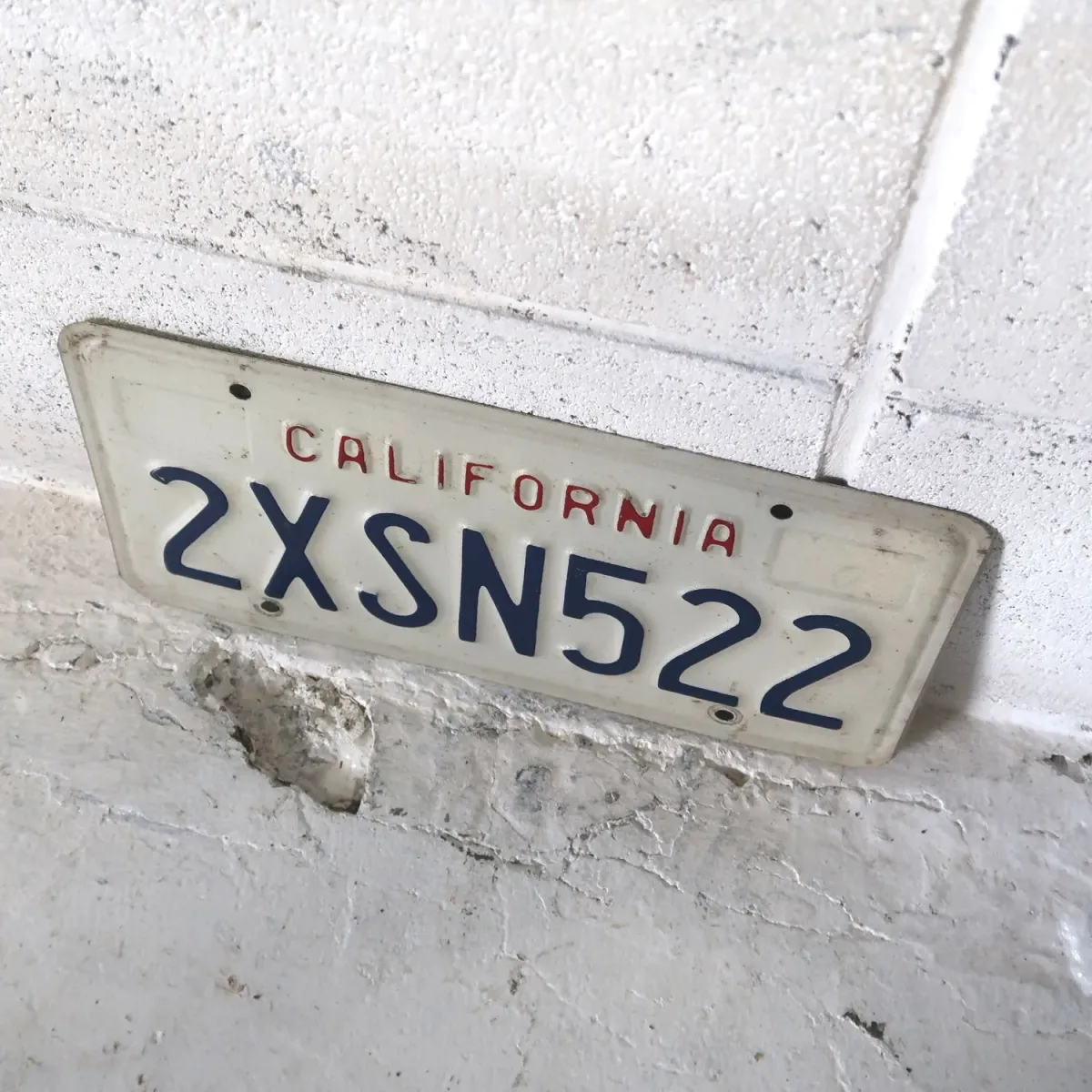 CALIFORNIA USEDナンバープレート
