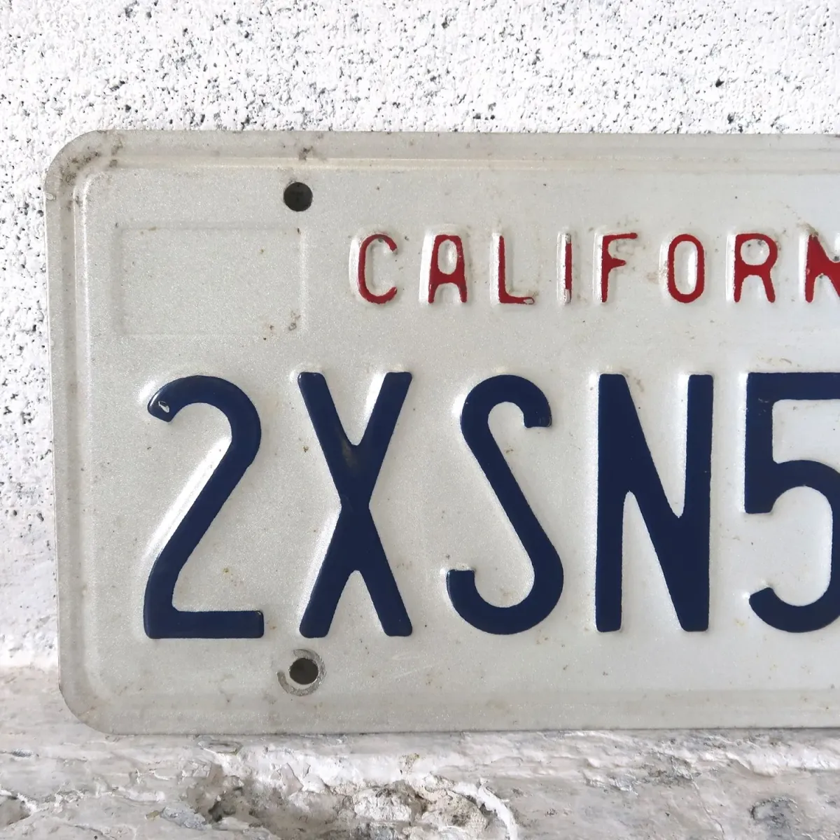 CALIFORNIA USEDナンバープレート