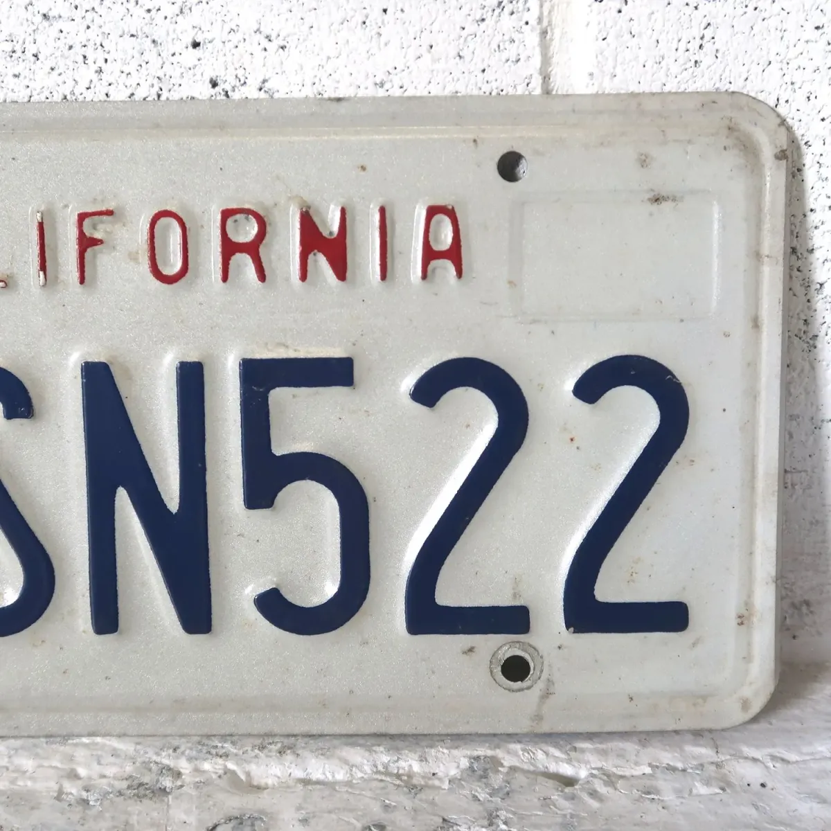 CALIFORNIA USEDナンバープレート