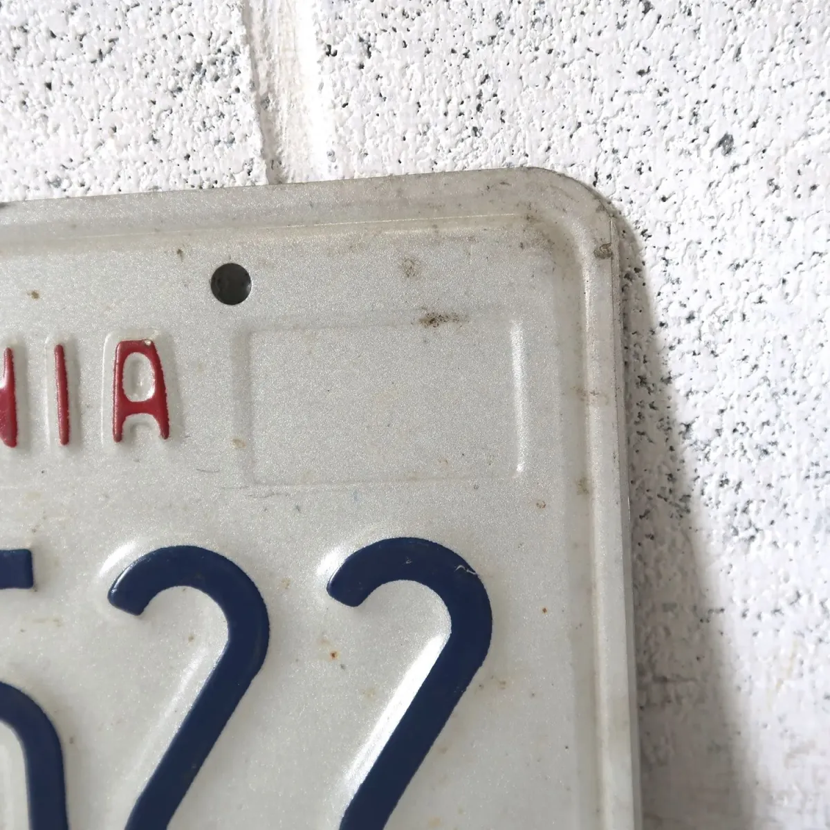 CALIFORNIA USEDナンバープレート