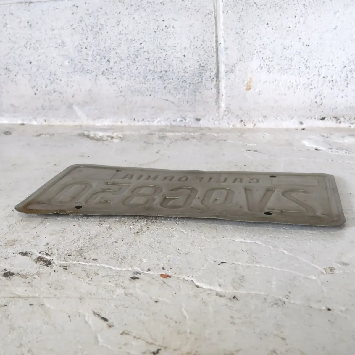 CALIFORNIA USEDナンバープレート