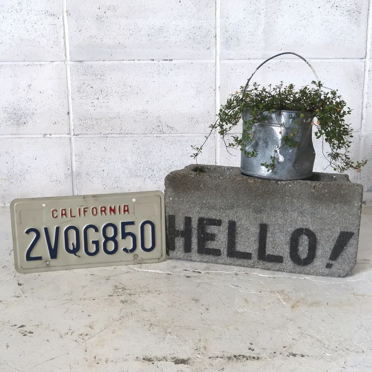 CALIFORNIA USEDナンバープレート