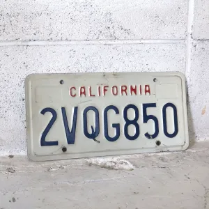 CALIFORNIA USEDナンバープレート