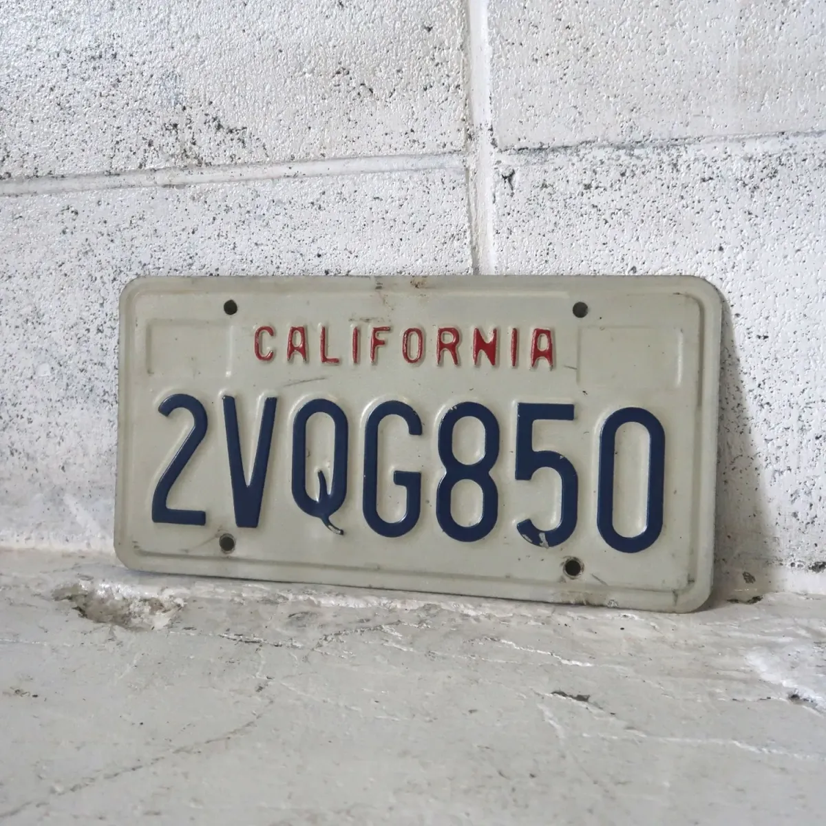 CALIFORNIA USEDナンバープレート